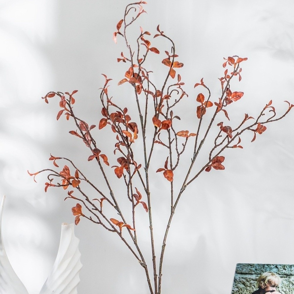 Branch Curly Willow - Branche artificielle effet toucher réel, saule