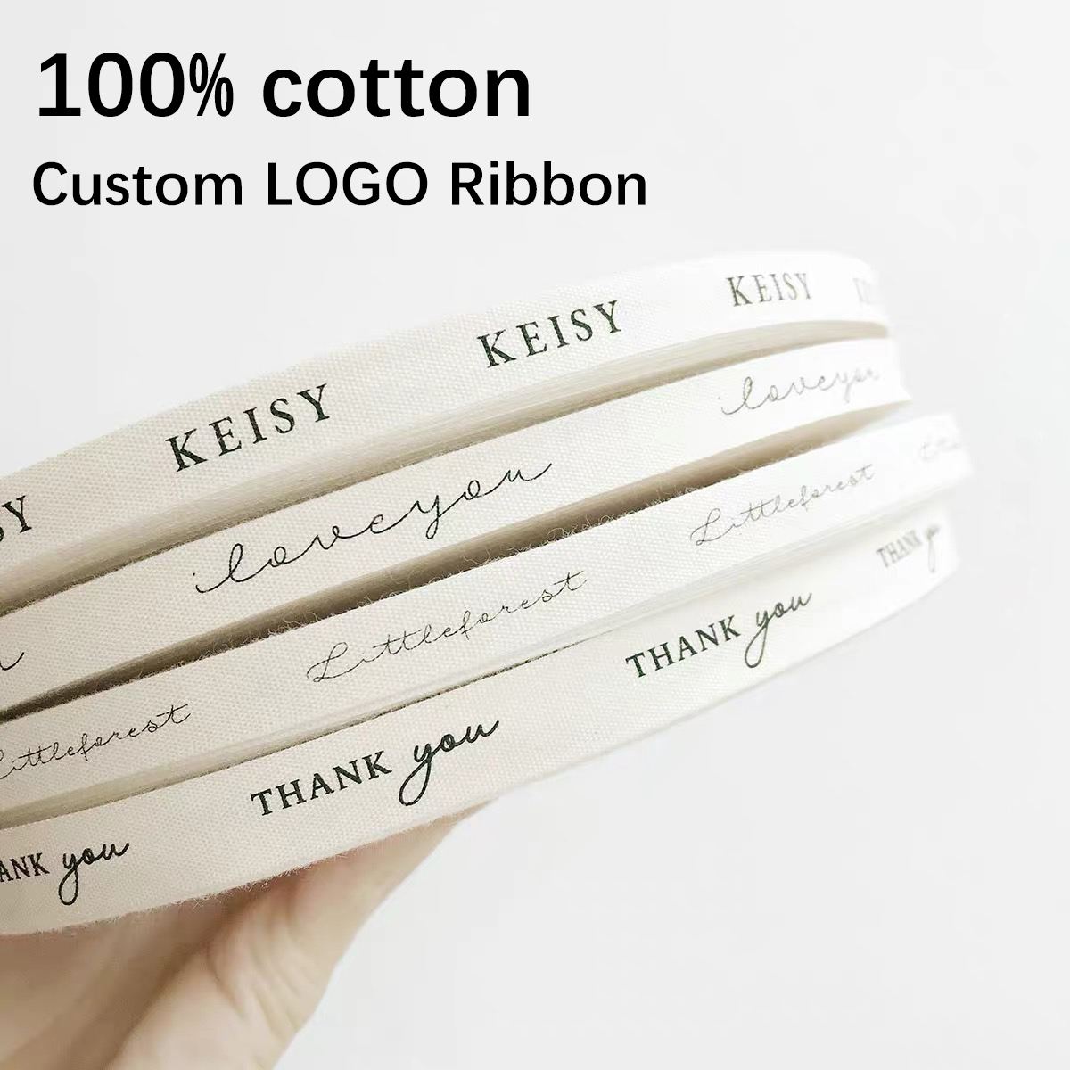 Ruban en coton avec Logo perso - Florist Supply Ribbon avis et prix