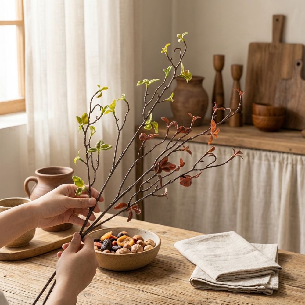 Branche d'arbre artificielle e - Branch Curly Willow avis et prix