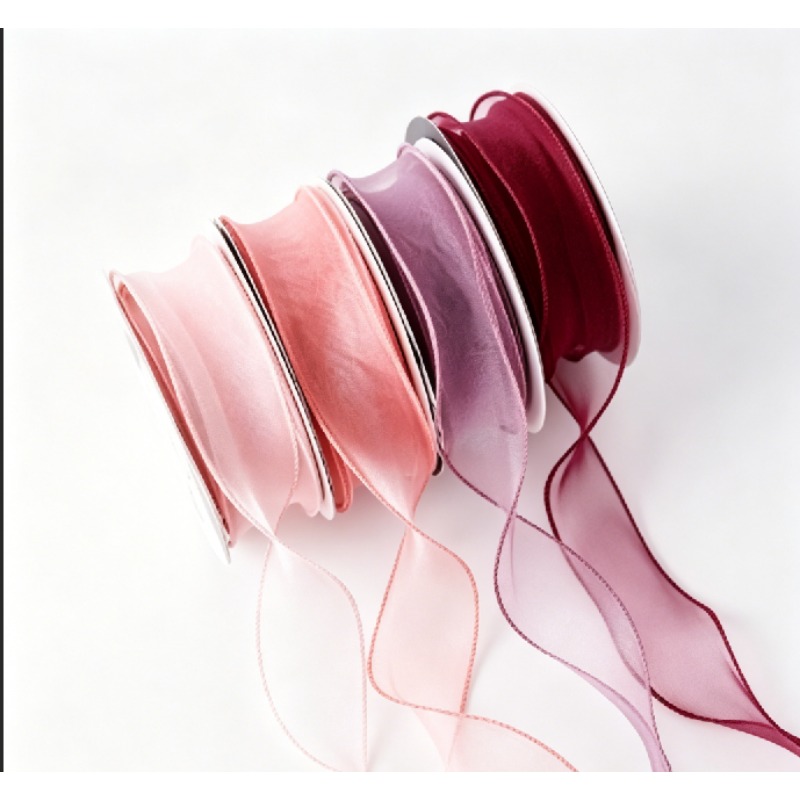 Ruban en organza ondulé de 10  - Florist Supply Ribbon avis et prix