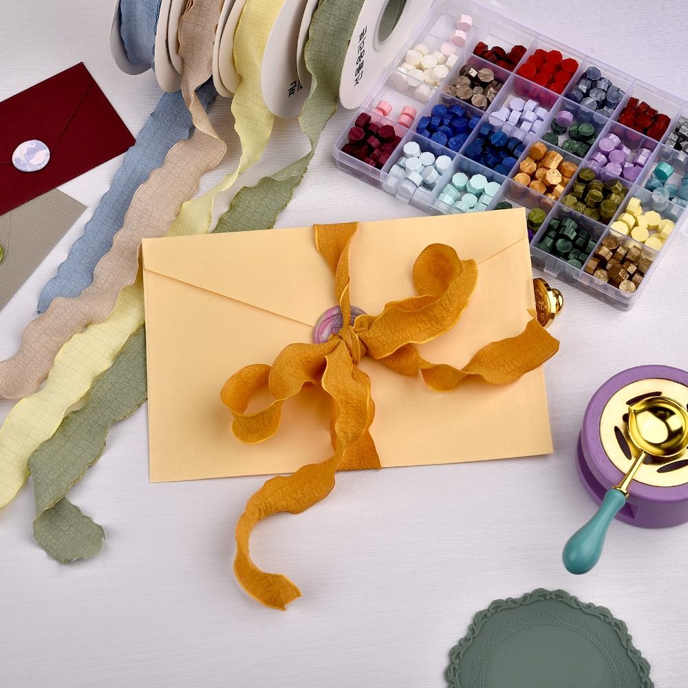 Ruban en coton froissé pour em - Florist Supply Ribbon avis et prix